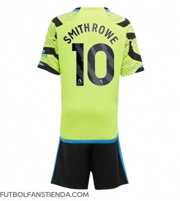 Arsenal Emile Smith Rowe #10 Segunda Equipación Niños 2023-24 Manga Corta (+ Pantalones cortos)